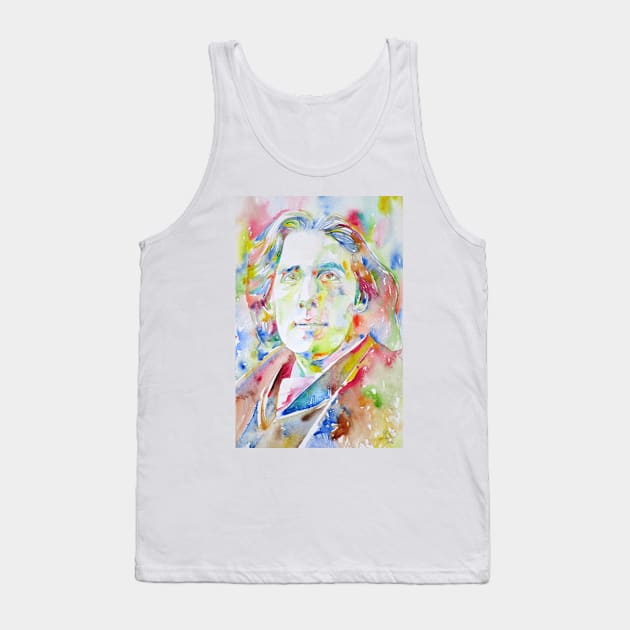 OSCAR WILDE watercolor portrait .6 Tank Top by lautir